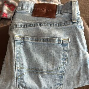 Light blue skinny jeans from Hollister